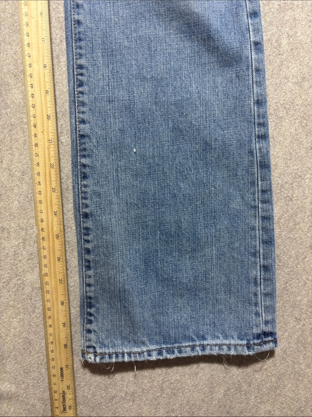 Gap Blue Jeans Women 6 Regular Light Blue Low Rise Boot Cut USA Vintage (19) - Picture 5 of 7